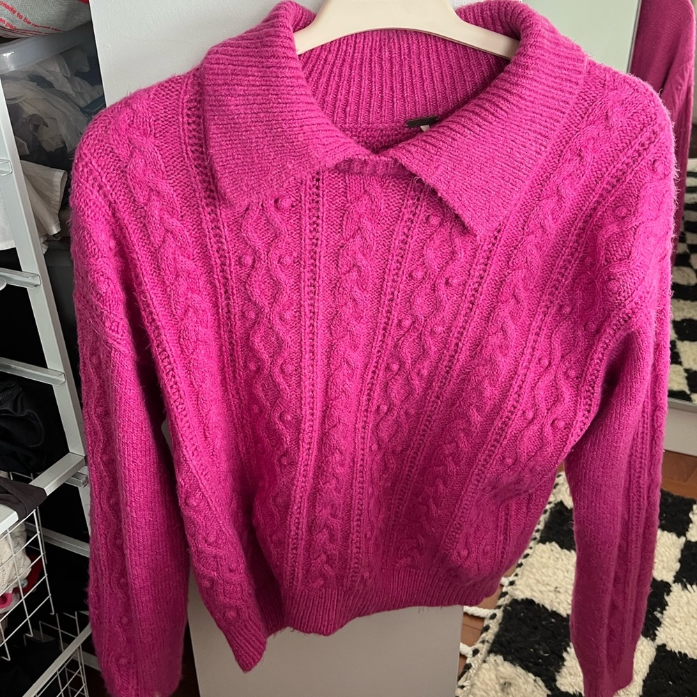 Free people collar knit